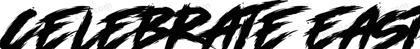 Celebrate Easteria DEMO VERSION字体转换